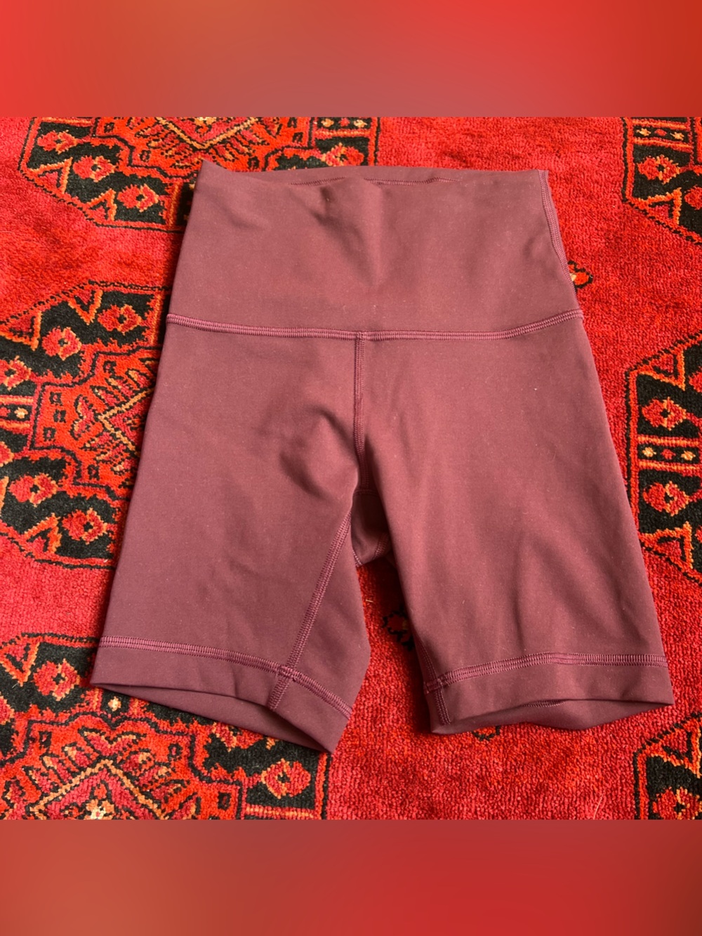 lululemon athletica High-Rise Bike Shorts in Wine